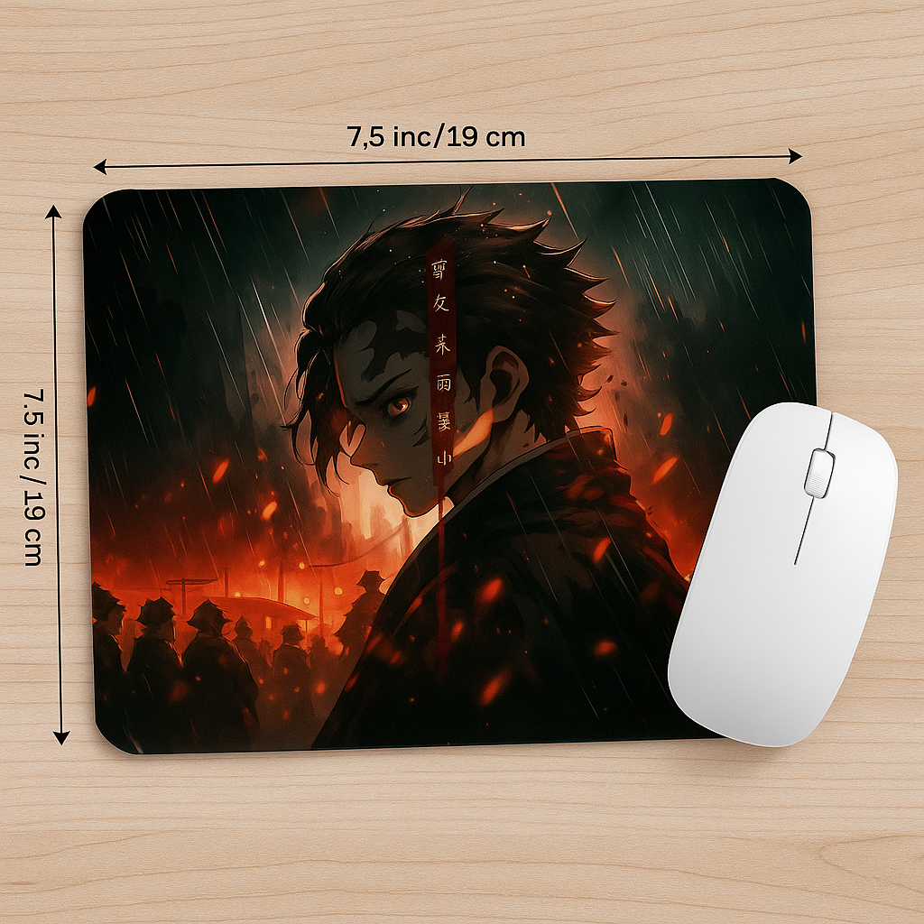 Tanjiro kamado // Demons Slayer // Mouse pad