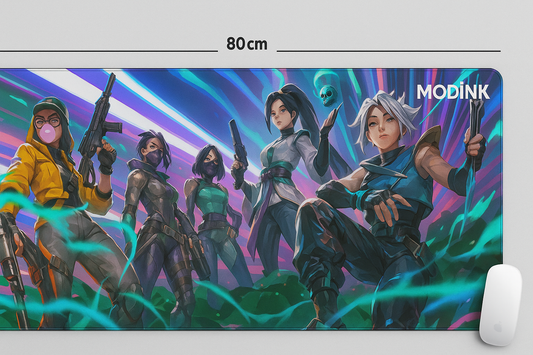 Agents Assembled โ Valorant Heroines Extended Mouse Pad